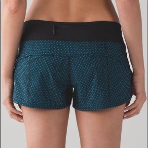 Rare Lululemon Blue Dot Speed up short